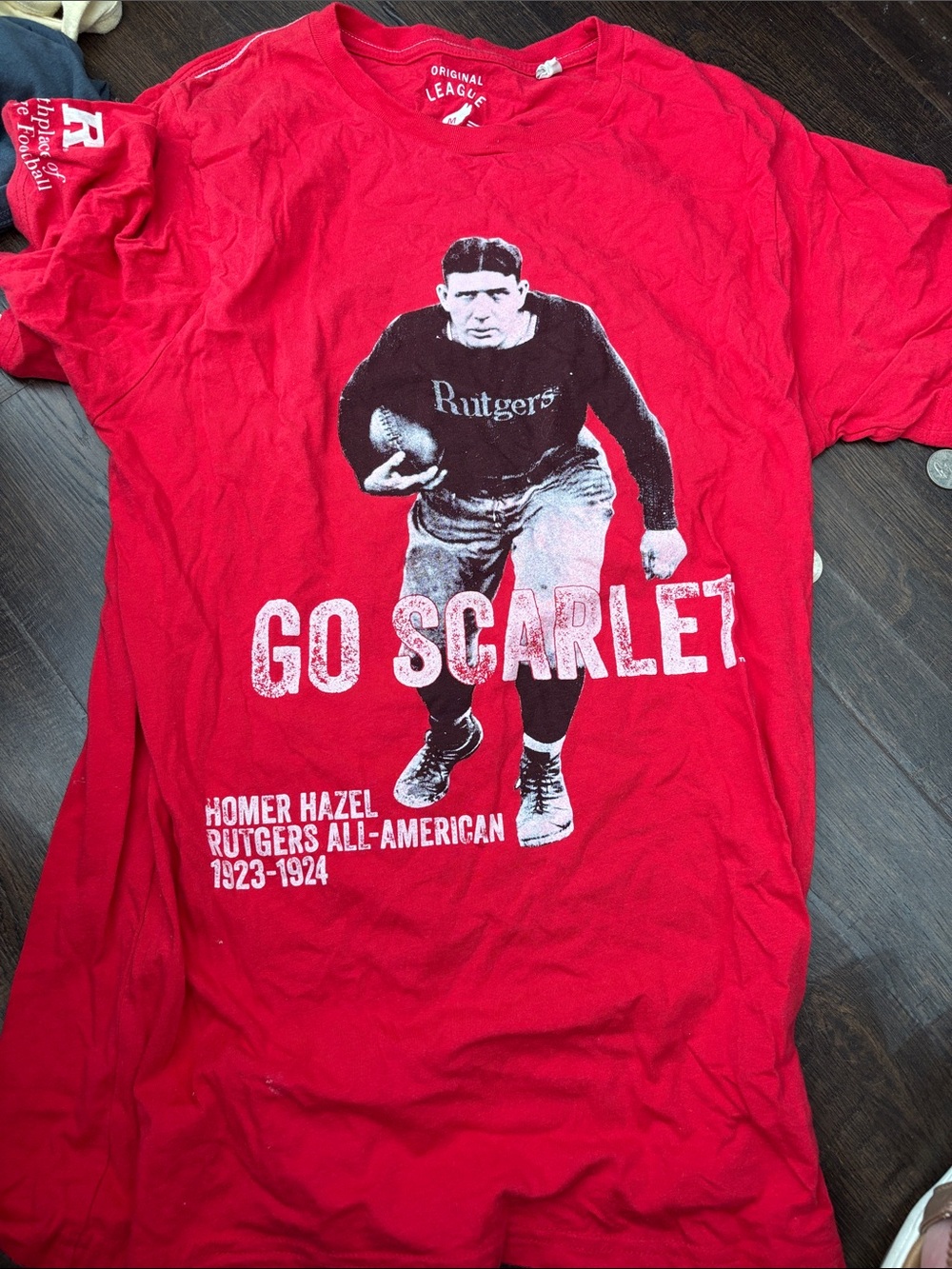 Rutgers Go Scarlet Red Short Sleeve T-Shirt